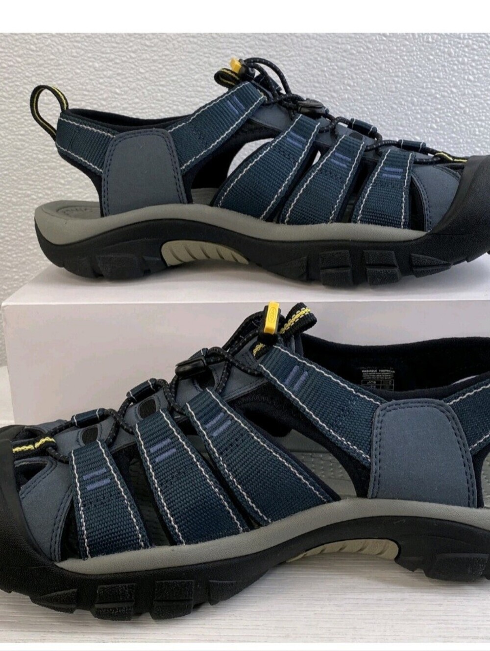 KEEN Newport H2 Men's Hiking Water Sandals Navy/Medium Gray Size 9.5 Wide NWOB - Picture 7 of 9